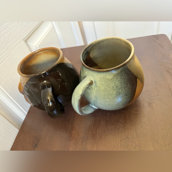 2 Vintage Pottery Craft ‘USA 70s Expression Face Ceramic Mugs - Picture 10 of 12